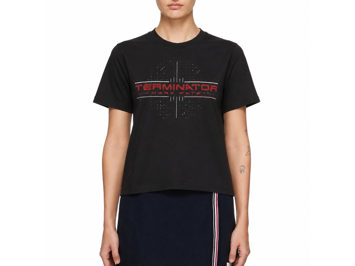 Rockinstone Terminator Dark Fate Dark Fate Black Adult T-shirt Size:xl