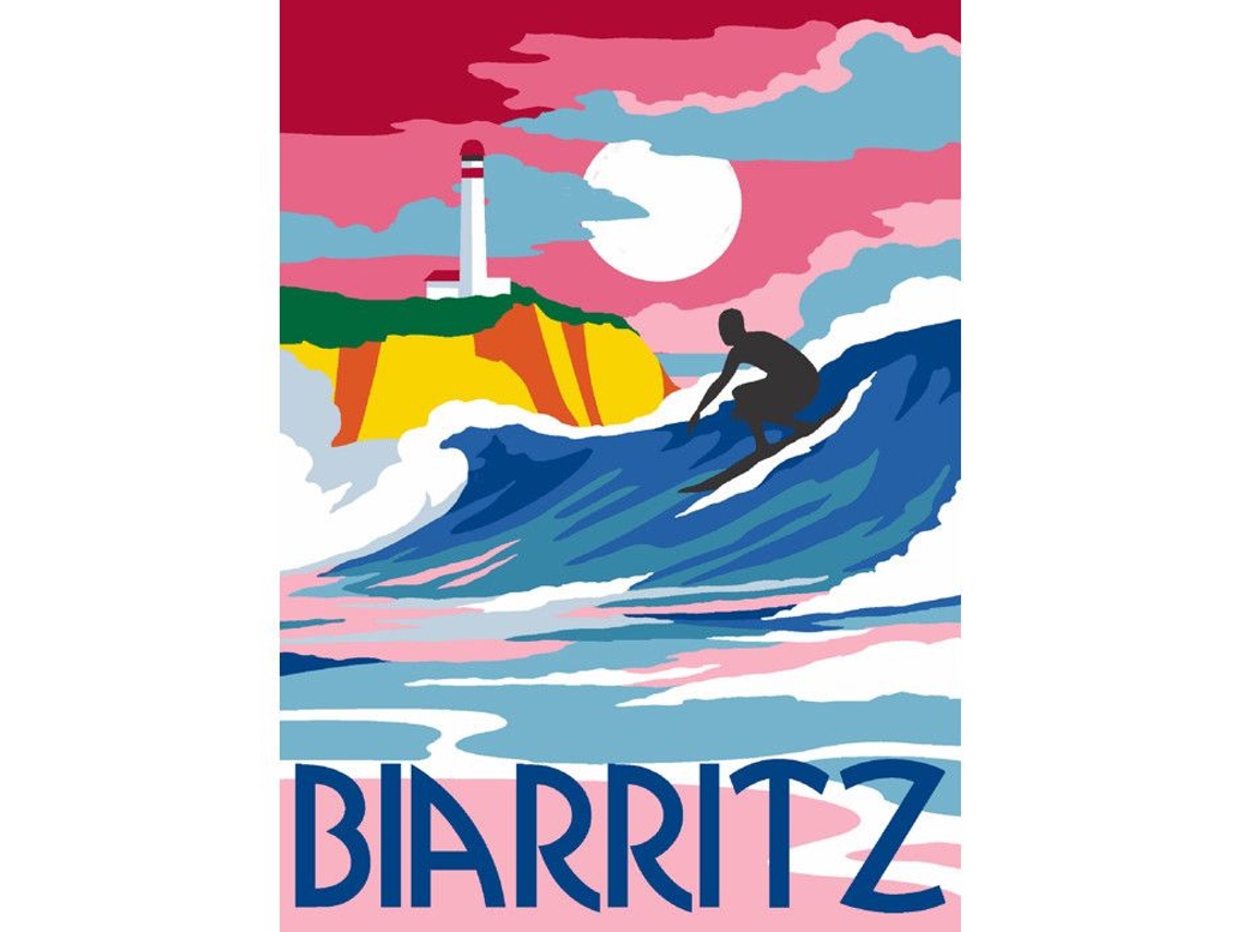 Canevas Margot Biarritz 40x30cm