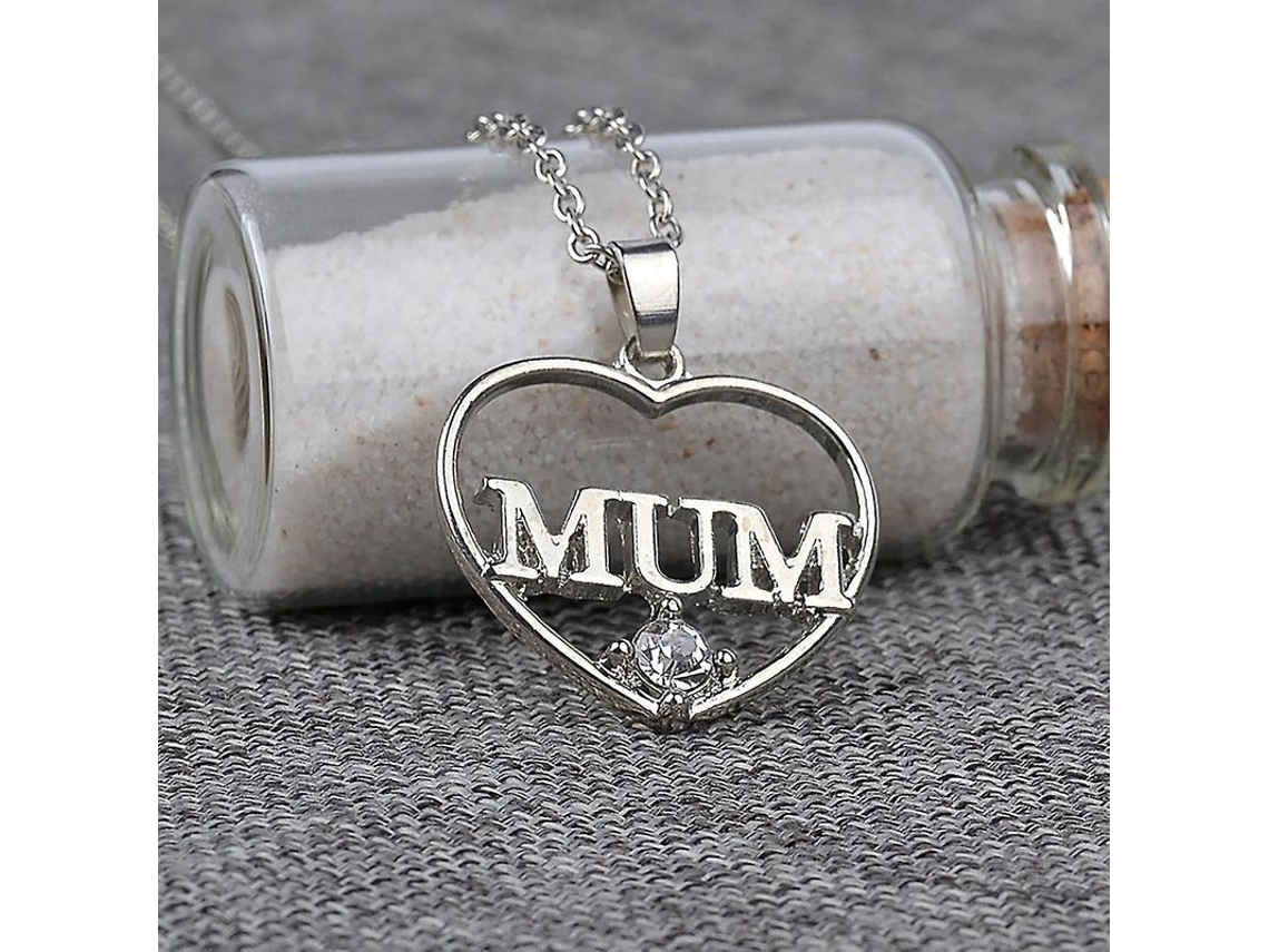 2026 regalo de Dia Das Mães Colar de Camadas Mãe Filha Colar de Ponto com Laço Coração