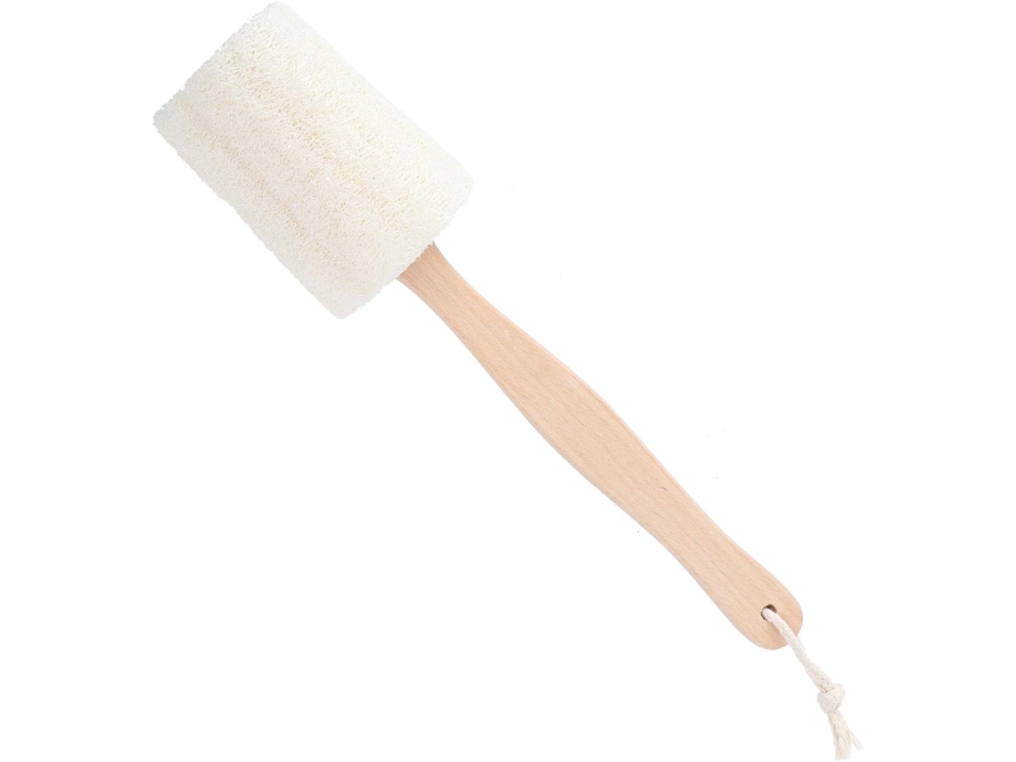 Escova De Bucha Vegetal Para As Costas Com Cabo Longo Madeira | Limpeza Banheiro, Escova Para As Costas, Fácil De