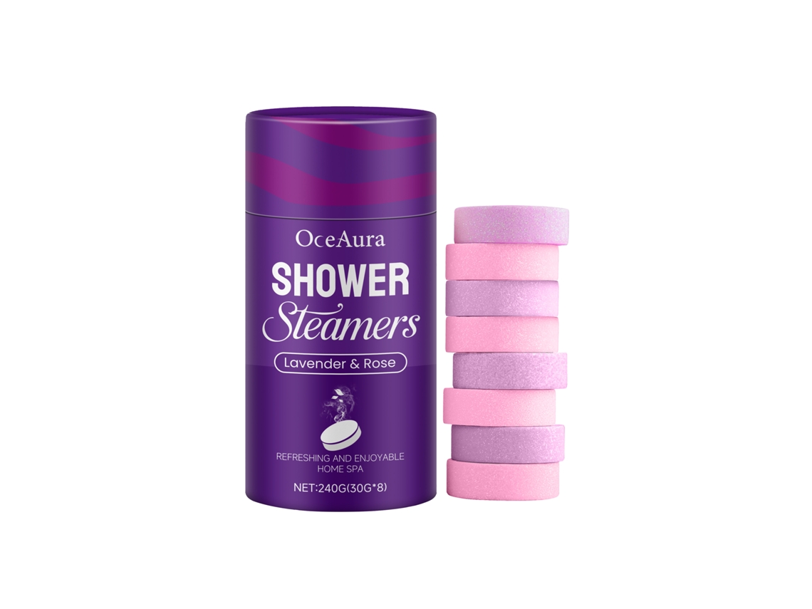 Banho Relaxante com o Tablete Aromático LAXISCREED Rosa Lavanda