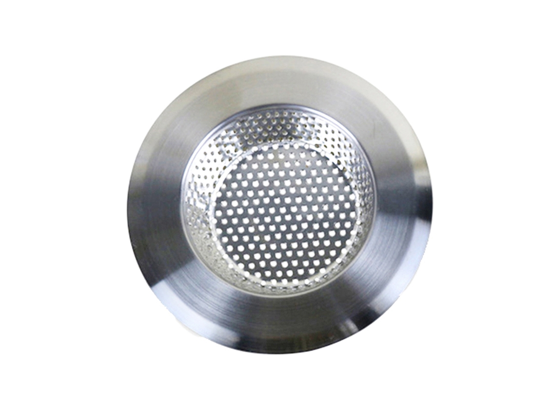 Ralo de banheiro em Aço Inoxidável prateado com anti entupimento, filtro para cozinha, pia e piscina AQUAFORGE