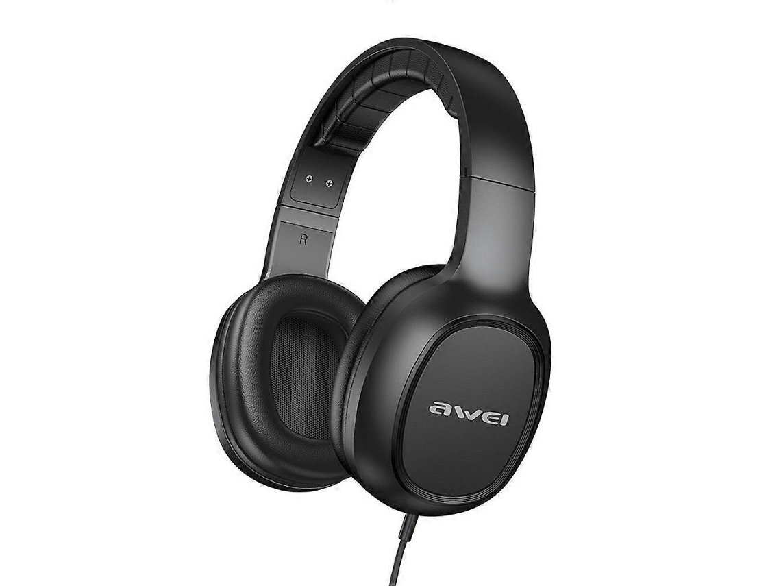 Fones de ouvido estéreo com fio Awei GM 6 de 3,5 mm Hengrongshen