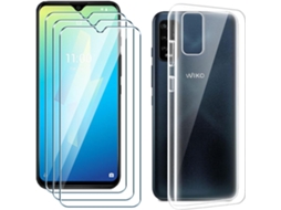 Película de Ecrã Amortecedor Gel Protetora para Wiko Power U10 HONGWE. Transparente