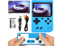 Console Portátil Retrô com Mais de 400 Títulos Clássicos, Tela de 3 Polegadas AQUAFORGE