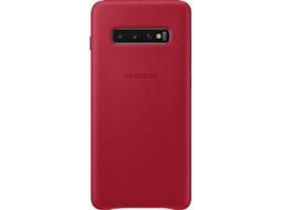 Capa SAMSUNG Galaxy S10+ Leather Cover Vermelho