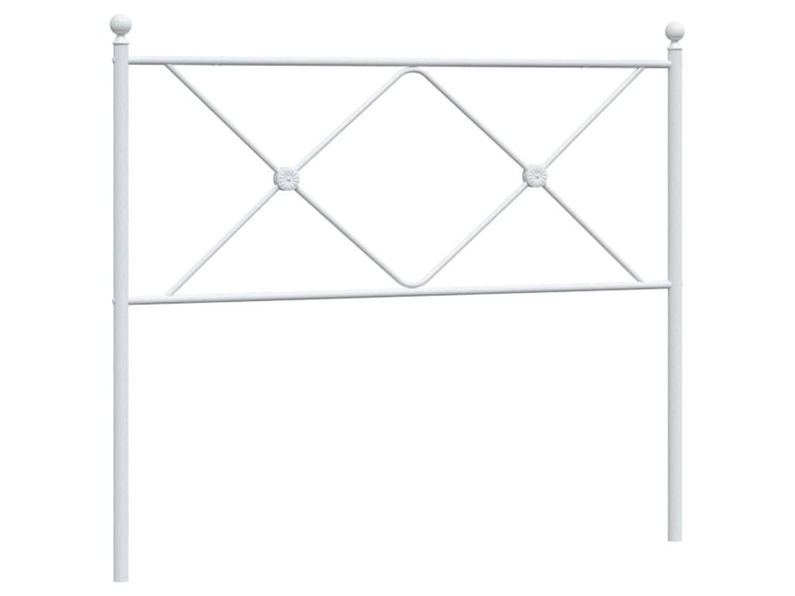 Headboard, Headboards Vidaxl Branco Aço (100 Cm)