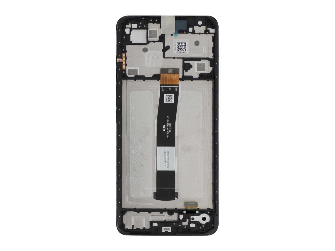 Ecrã Estrutura Por Xiaomi Redmi 12c Bloco Completo Ecrã Original Preto Xiaomi