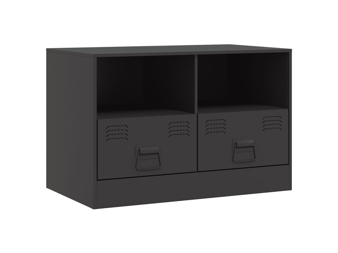 Móvel de Tv 67x39x44 Cm Aço Preto MAISON EXCLUSIVE