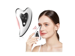 Gua Sha Ferramentas Faciais Elétricas Ferramenta De Escultura Facial/dispositivo De Elevação Massajador Aquecido E Vibratório E Luz Vermelha Bestvite