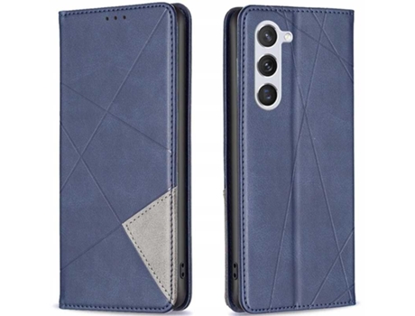 Capa Zaps Origami Carteira Galaxy S24 Azul Para Samsung