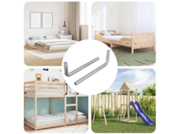 Vidaxl Chave Hexagonal 2 Unid. Prateado 32 X 86 Mm Aço
