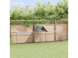 Vidaxl Galinheiro 5x1x1,5 M Aço Galvanizado