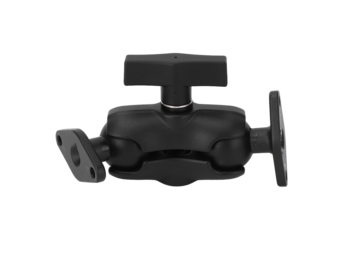 Suporte de Bola Duplo Alumínio Adaptador 1.5 Polegadas