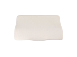 Travesseiro cervical de espuma de memória, retorno lento, respirável, branco S/MARCA