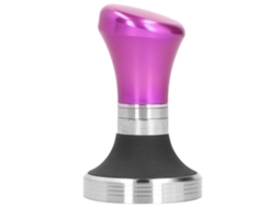Compactador De Café Plano Aço Inoxidável 58 Mm, Martelo Para Pó Utensílio Cozinha, Vermelho Rosado