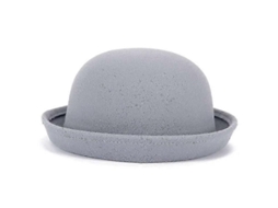 2026 chapéu de Lã Bowler Derby de Cor Solida para Mulheres com Estilo Tendência