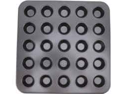 Moldes Para Mini Cupcakes De Acero Al Carbono - 25 Cavidades