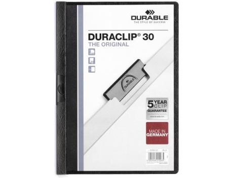 Pasta  Duraclip 30 Preto