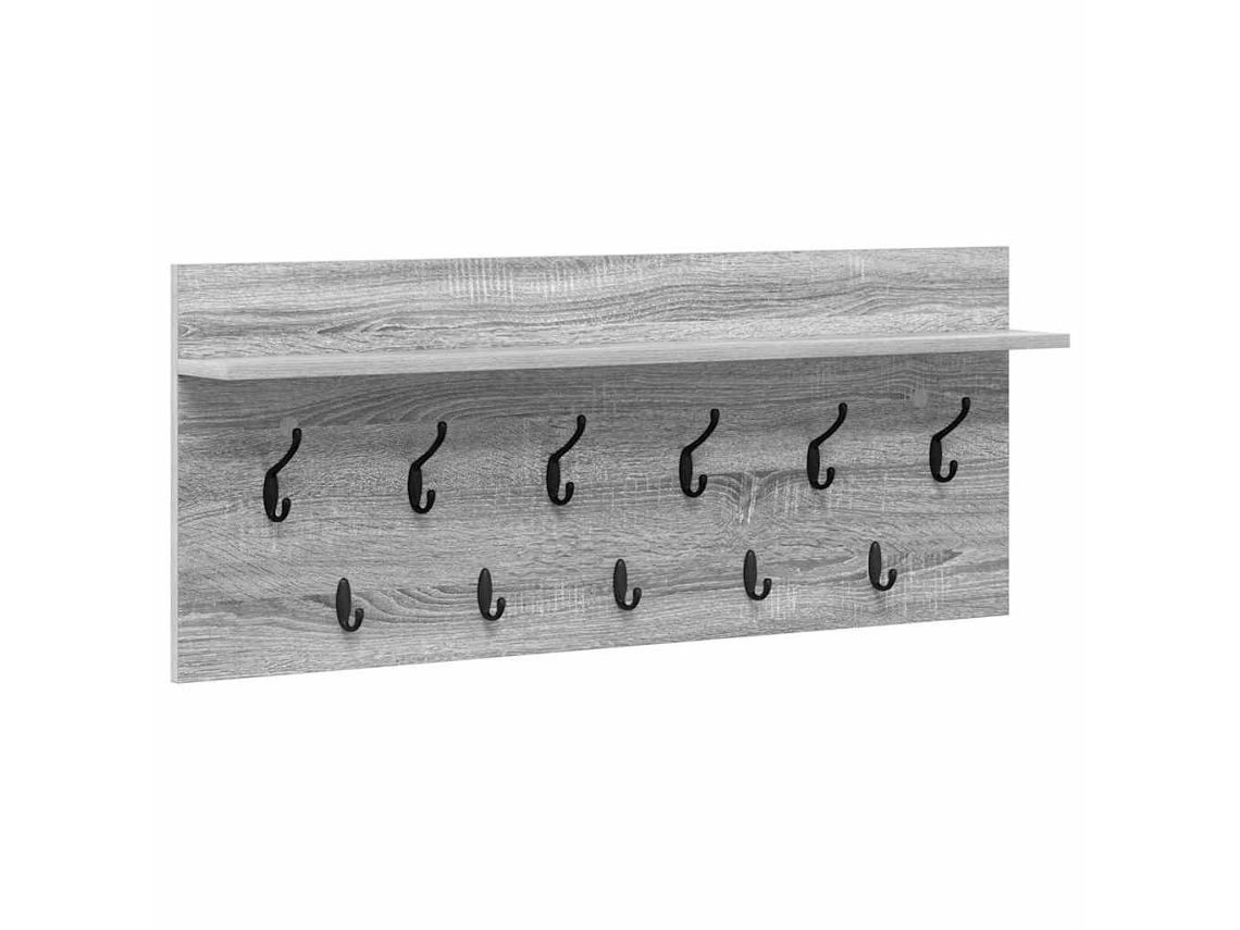 Cabideiro de Parede Cinza Sonoma 100 X 40 X 12 Cm MAISON EXCLUSIVE