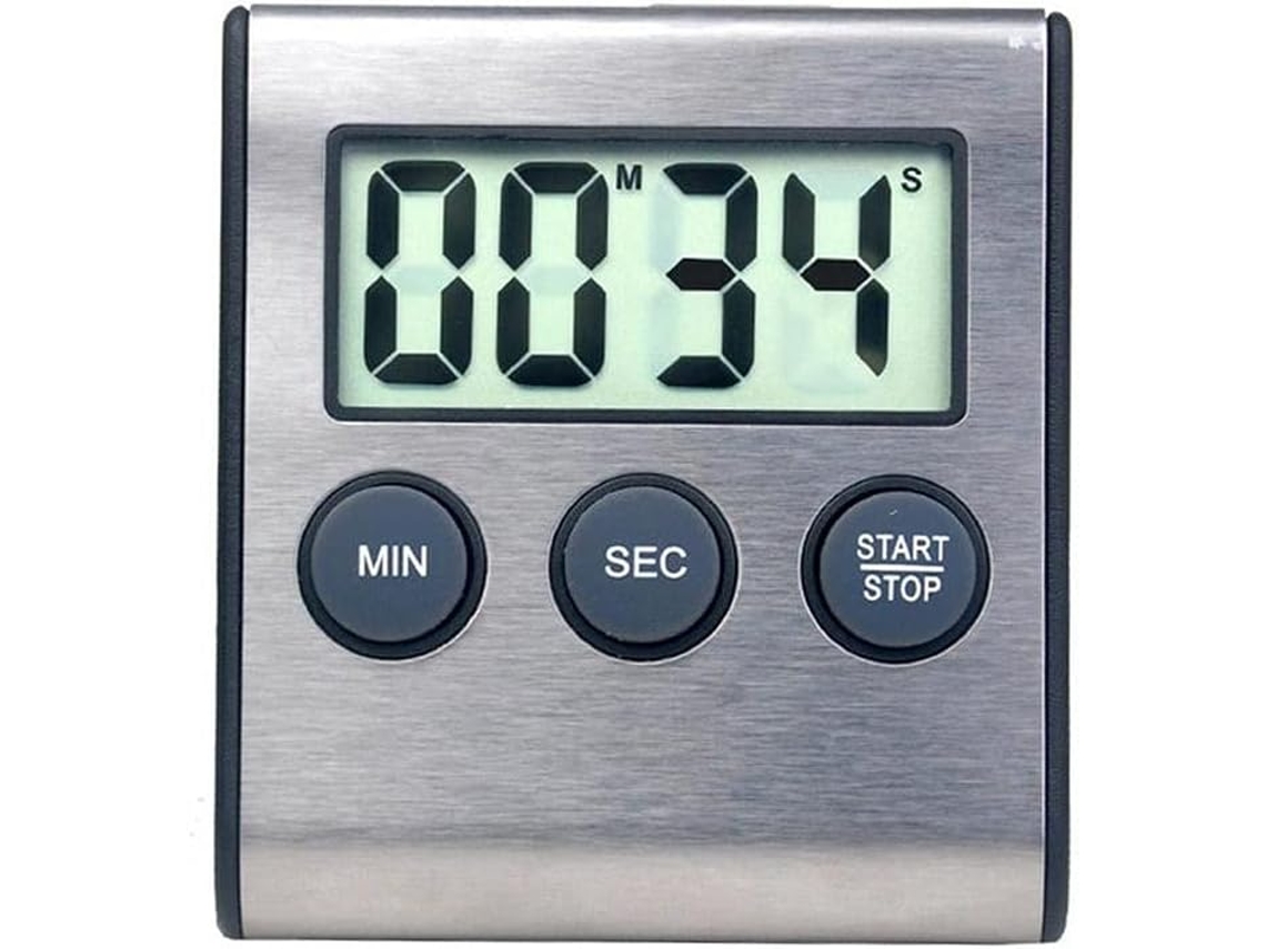 Timer Digital Para Cozinha, Portátil E Resistente, Para Uso Doméstico