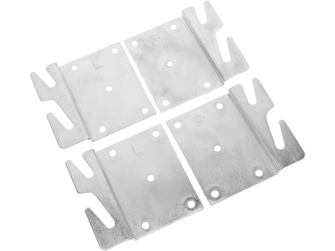 Conectores De Canto Para Cama Ounona, 4 Peças, Suportes Reforçados Para Estruturas De Cama Madeira, Conectores De