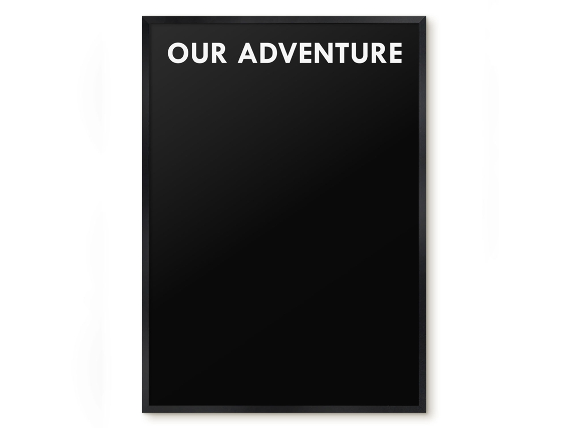 Magnetic Board Our Adventure For The Living Room Espelharte (50x70 Cm)