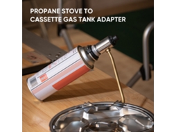 Adaptador de Botijão de Gás Propano para Camping
