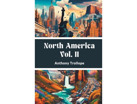 Livro North America Vol. II de Anthony Trollope (Inglês)