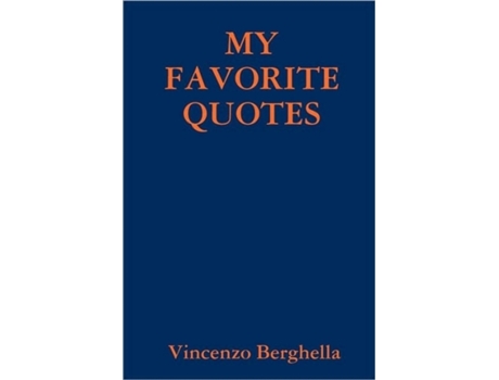 Livro My Favorite Quotes Vincenzo Berghella (Inglês)