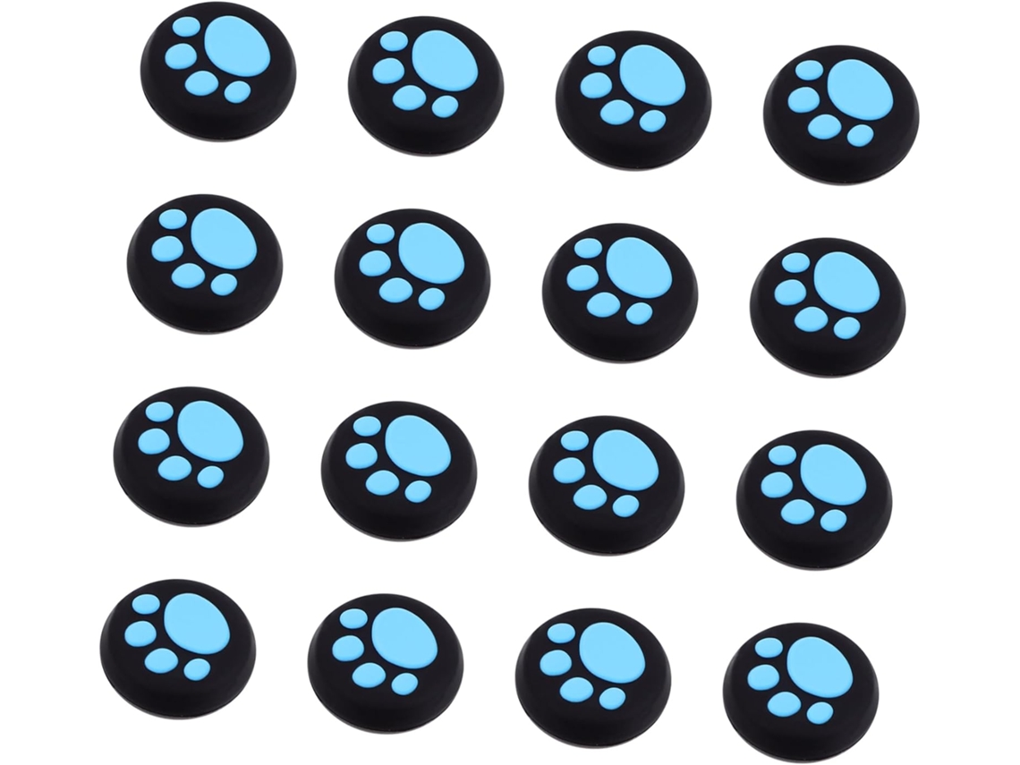 Conjunto De 16 Protetores De Silicone Para Joystick, Com Formato De Garra De Gato Conjunto De 16 Protetores De Silicone Para Joystick, Gokoco