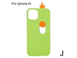 Capa Para Celular Com Abertura Deslizante Para Iphone 15