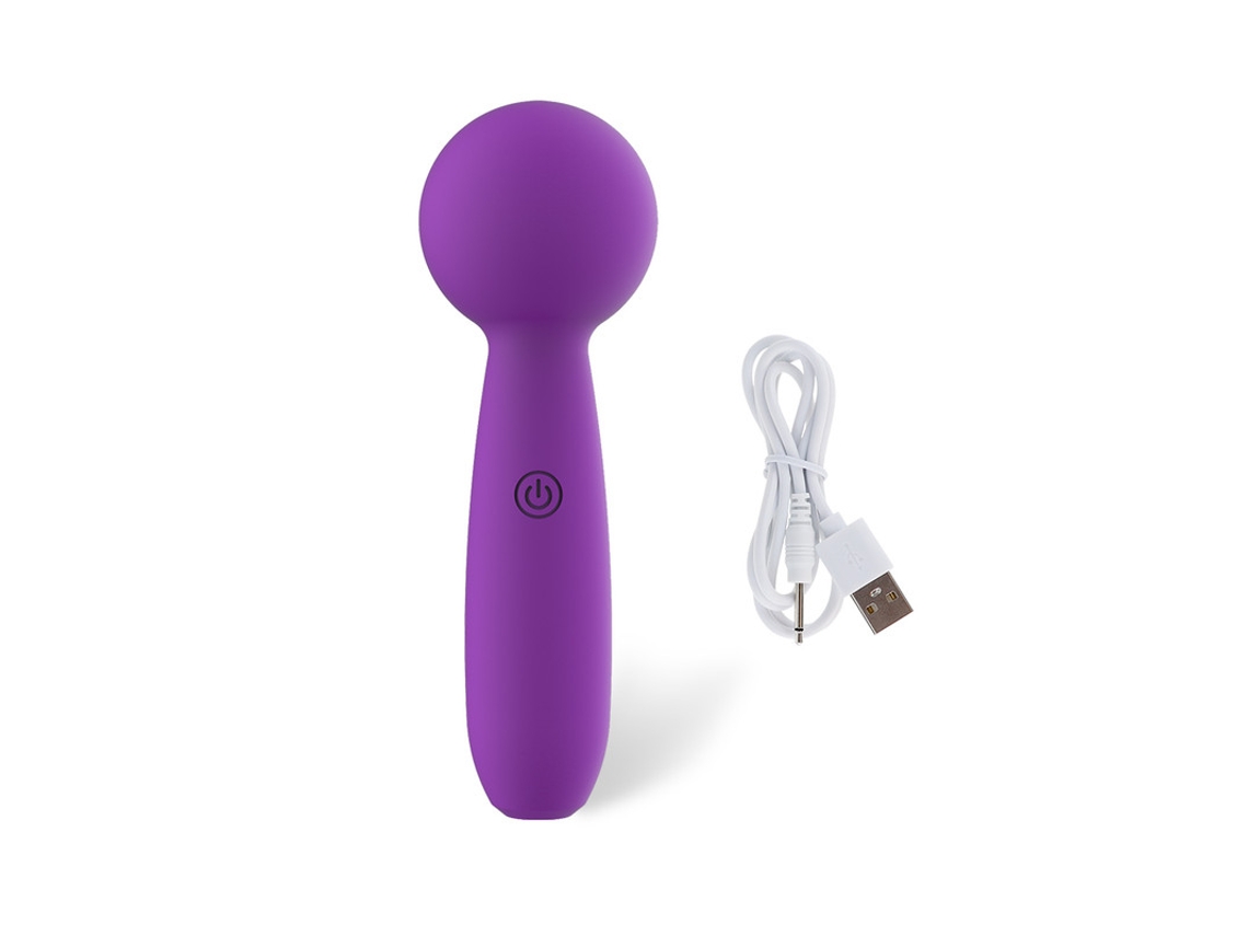 Mini Vibrador Eltrico De Massagem De 10 Frequncias Para Mulheres (roxo) Yizhood