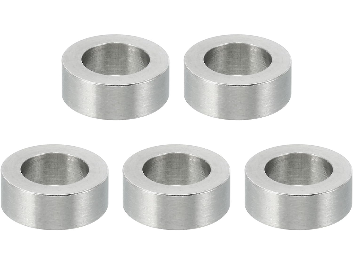 Espaçadores Patikil M10 Em Aço Inoxidável, Conjunto De 5 Peças Espaçador Metálico Em Aço Inoxidável, 10, 2mm De Diâmetro