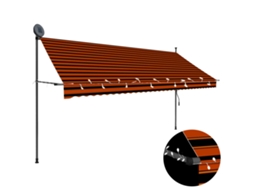 Retractable Awning, Retractable Awnings Vidaxl Multicolor Tecido (n/a)