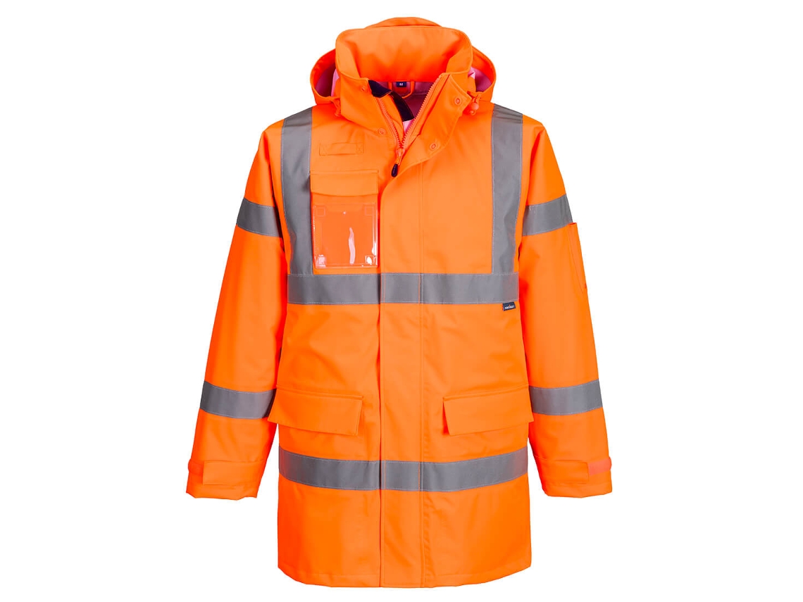 Capa De Chuva De Alta Visibilidade Extreme Hi-vis Extreme Rain Laranja / Xxl