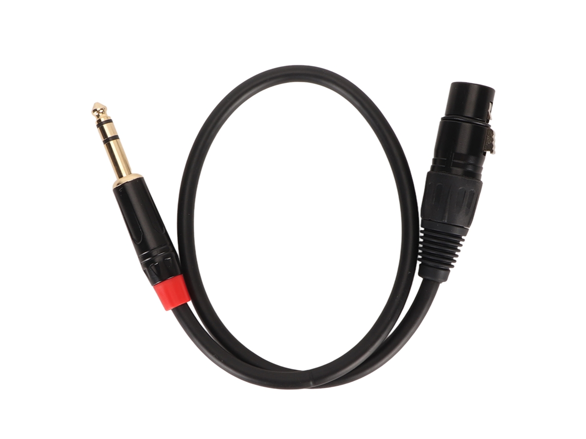 Cabo Xlr Fêmea Para Trs Conectividade Balanceada 0.5m