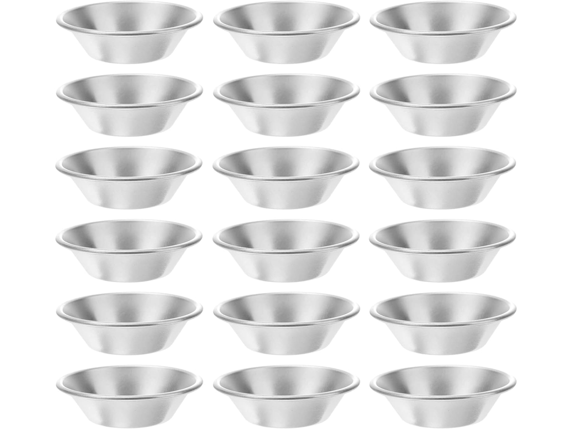 Formas redondas para mini bolinhos Ovo Alipis, 25 unidades