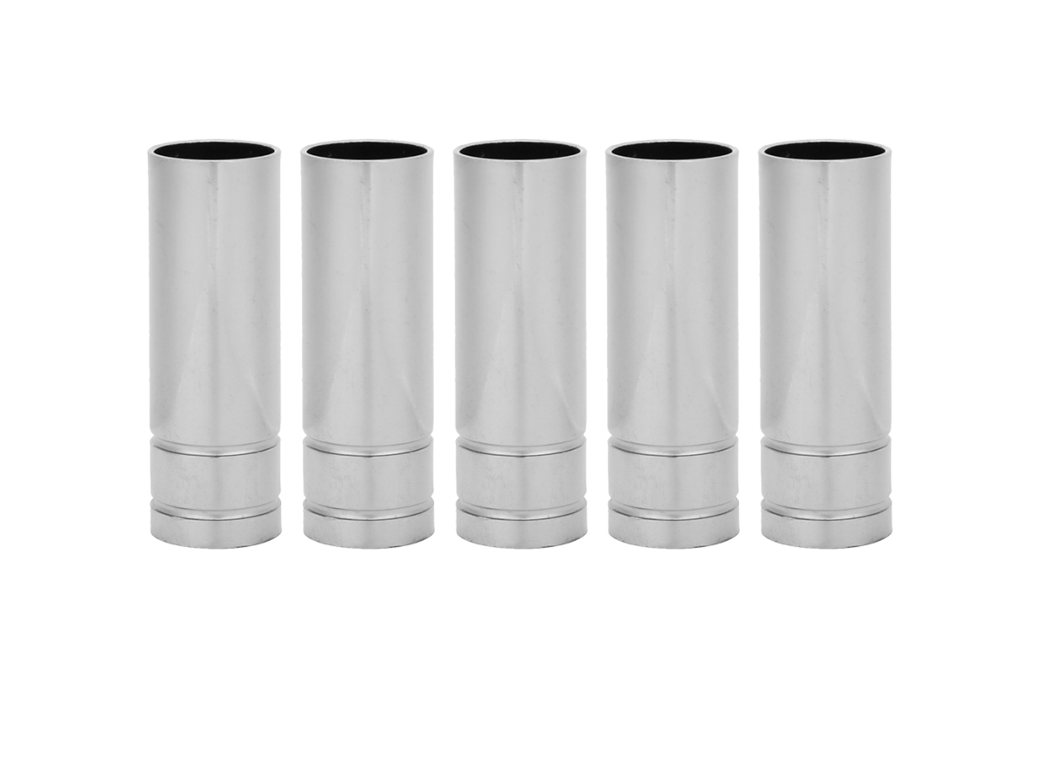 5 Peças De Bico De Gás Cônico Para Tocha De Solda Mig Mag Mb 15ak Consumíveis 15mm