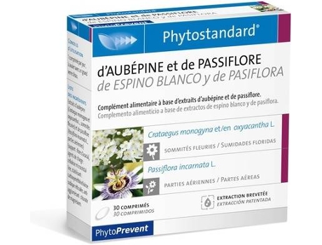 Phytostandard Hawthorn e Passionflower 30 comprimidos