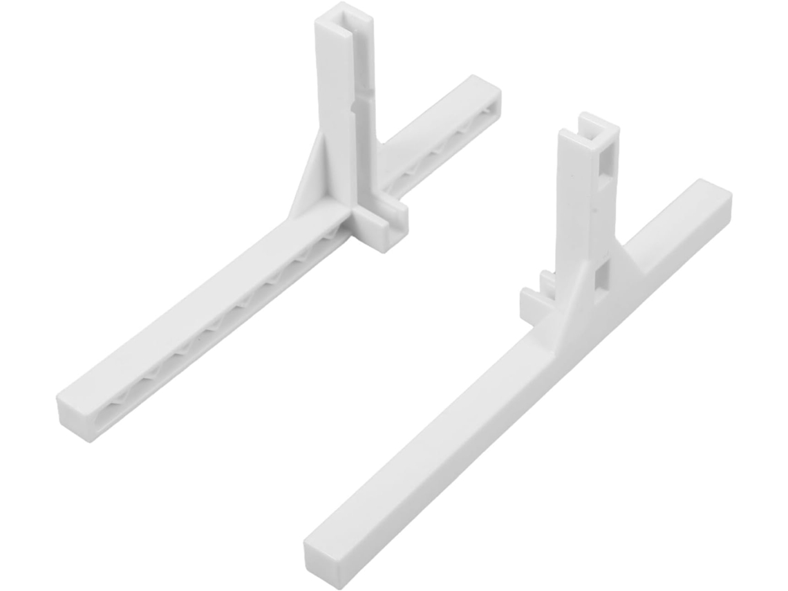 Base Em Forma De T Com Grade Plástico, Suporte Estável De Painel Arame Em 2 Peças, Pés Para Exibição E Organização De