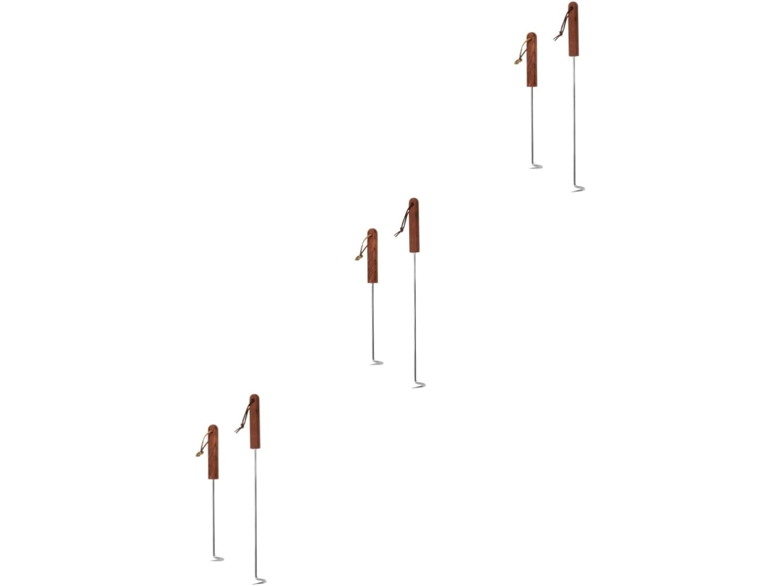 Conjunto De 6 Peças Utensílios Reutilizáveis Aço Para Churrasco Hanabass, Ideais Para Piqueniques E Grelhados