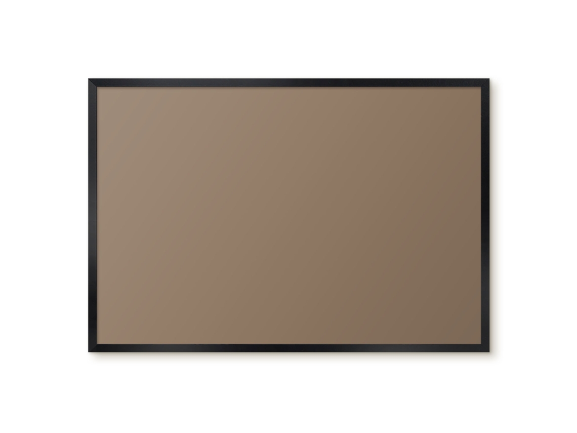 Magnetic Glass Board Brown Color For The Hall Espelharte (60x40 Cm)