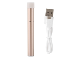 Isqueiro eletrônico USB recarregável LAXISCREED, soprar para acender ouro