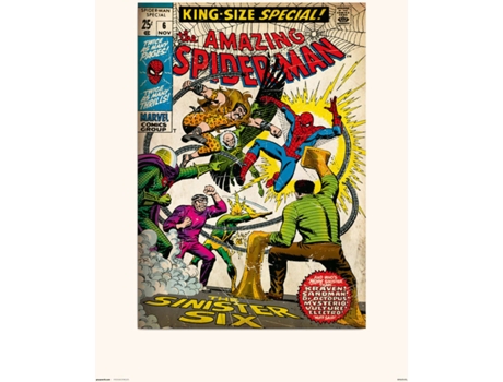 Print SPIDERMAN 30X40 cm  Amazing King-Size Special 6