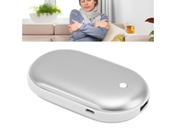 Aquecedor de Mãos Pocket 2400mah Bateria Lítio Alumínio Inverno S/MARCA