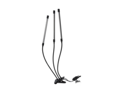 Laxiscreed Kit De 3 Luzes De Crescimento Para Plantas, Clip-on, Reguláveis 100-240v Para Cultivo Inteligente