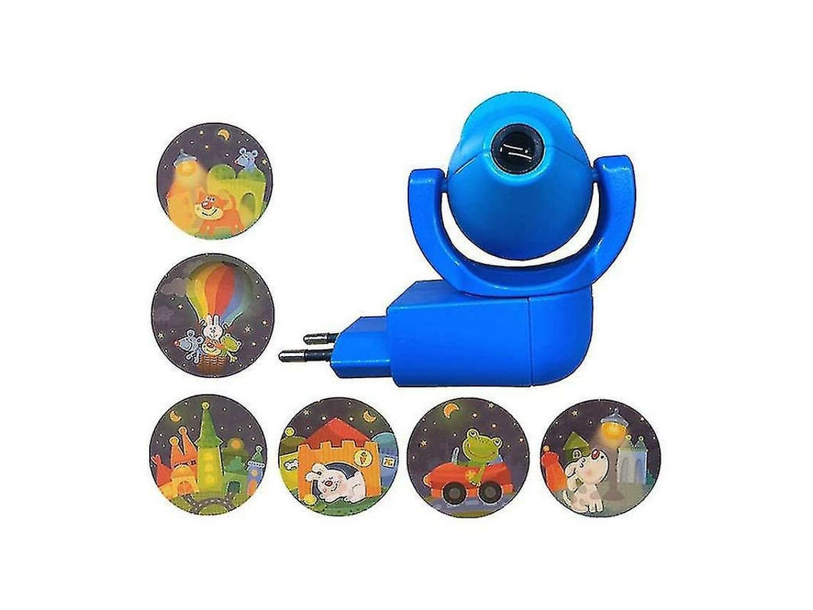 Projetor de Animais com Lua Estrelada, Projetor Led com Sensor de Imagem 9 Polegadas, Luz Noturna e Projetor de Animais BRILVIBERA