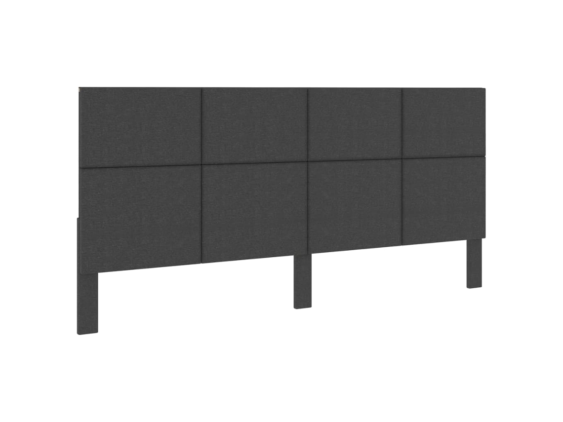 Cabecero 200x200 cm Tela Gris Oscuro