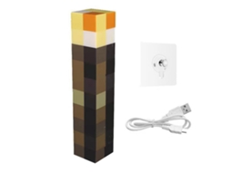 Tocha de Parede Usb Recarregável Led Decoração Multiuso Lâmpada Noturna
